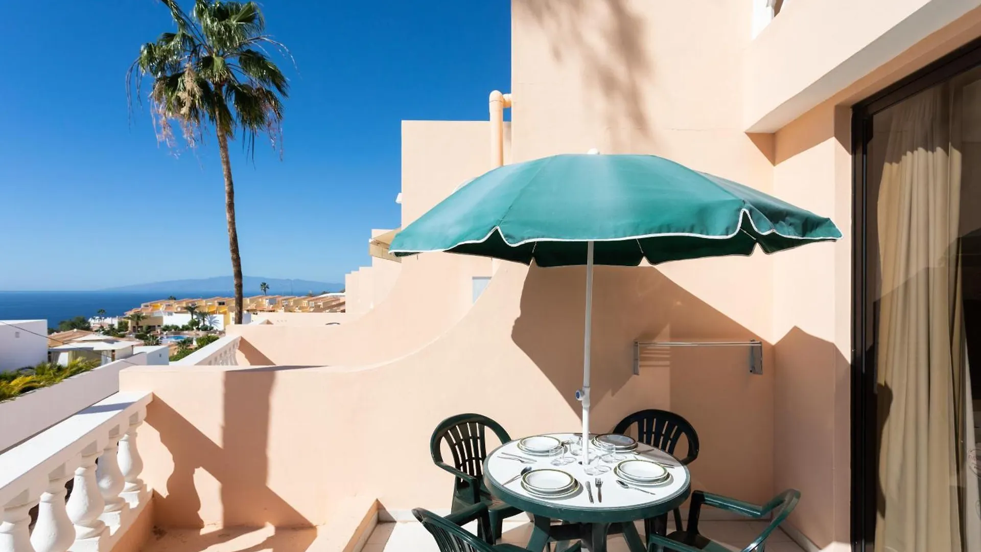 Okstay Paradise Court Tenerife Terrace And Sea Views Costa Adeje  Apartment
